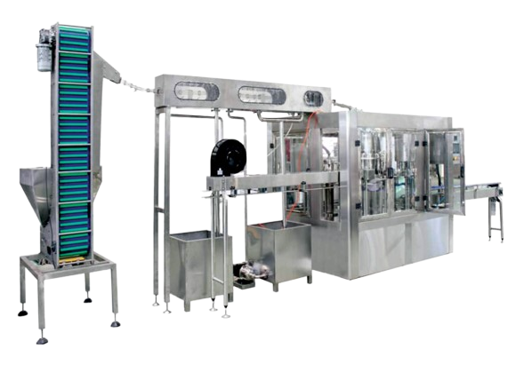 washing filling capping 3-In-1